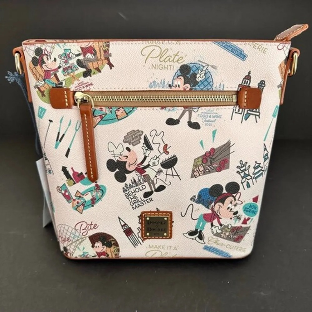 NWT Disney x Dooney & Bourke Mickey Mouse Crossbody Bag - Cream